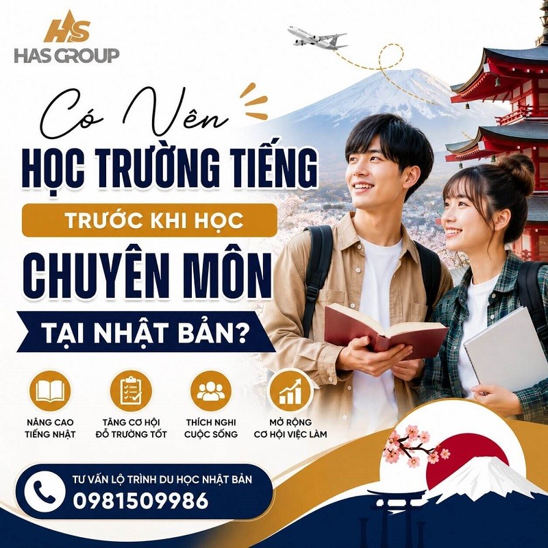 Có Nên Học Trường Tiếng Trước Khi Học Chuyên Môn Tại Nhật Bản?