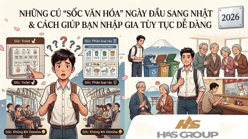 Giải Mã "Sốc Văn Hóa" Nhật Bản: Bí Kíp Hòa Nhập Dễ Dàng Cho Du Học Sinh 2026